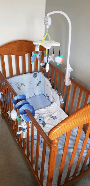 rocket cot bedding